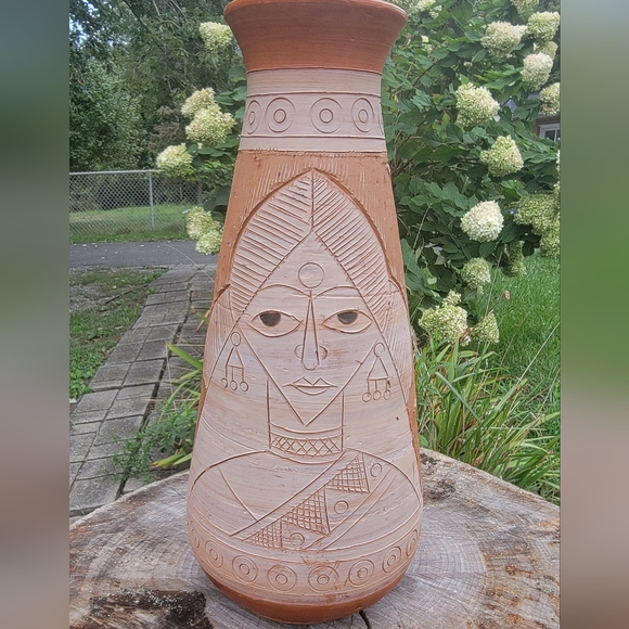 Hand Crafted Other - Unique Hand crafted Ceramic Art Pottery Vase